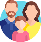 icon of a family