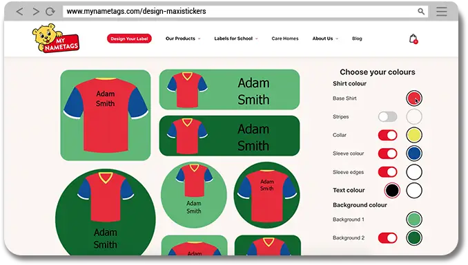 sports themed maxisticker designs