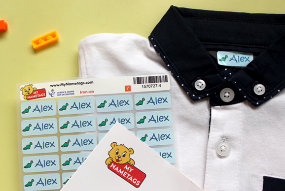 My Nametags Colour Iron-on for school uniform